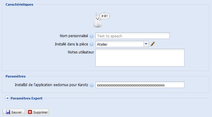 Image: karotz_eedomus_config.png